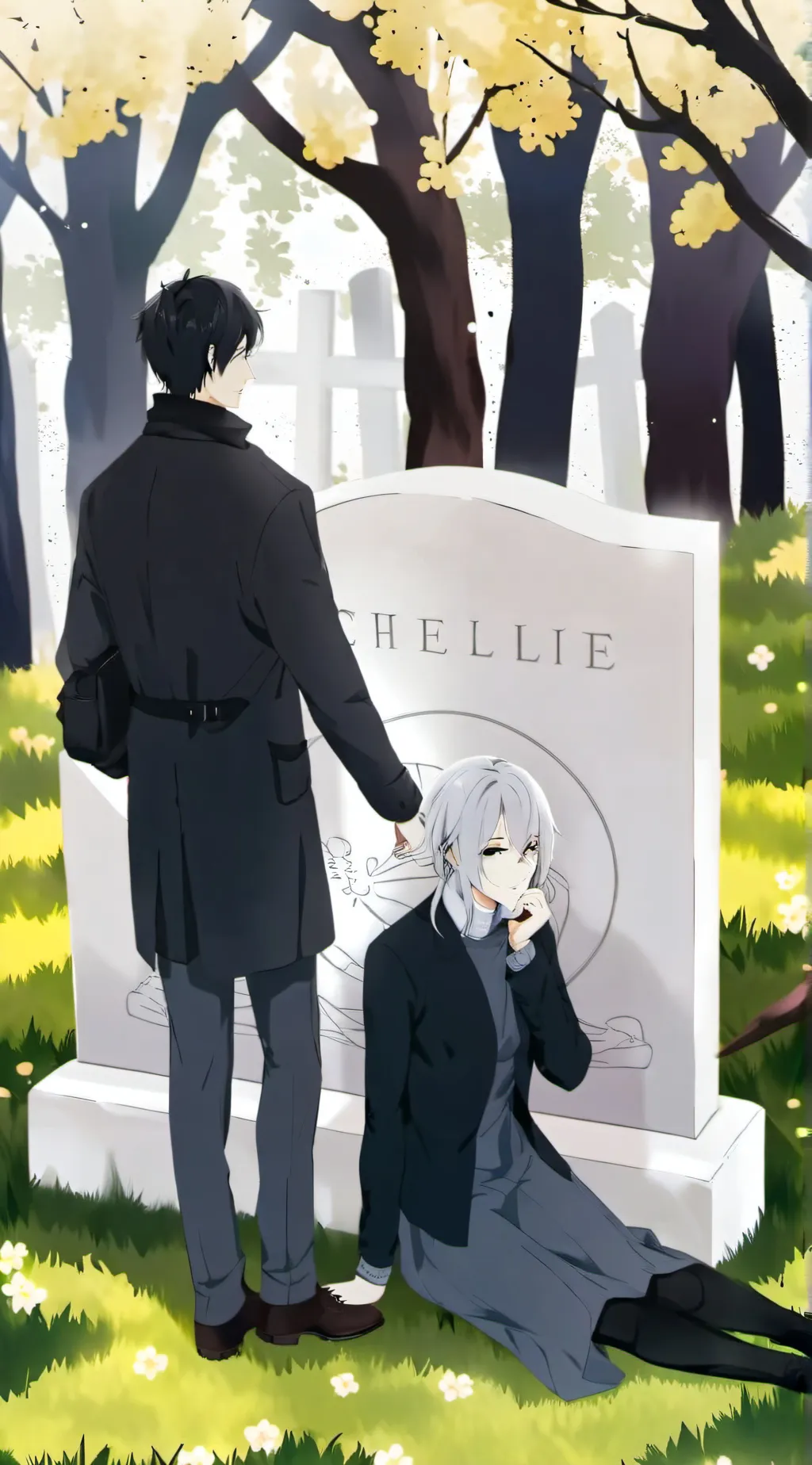 ai character: hh carlie dies 😔  background