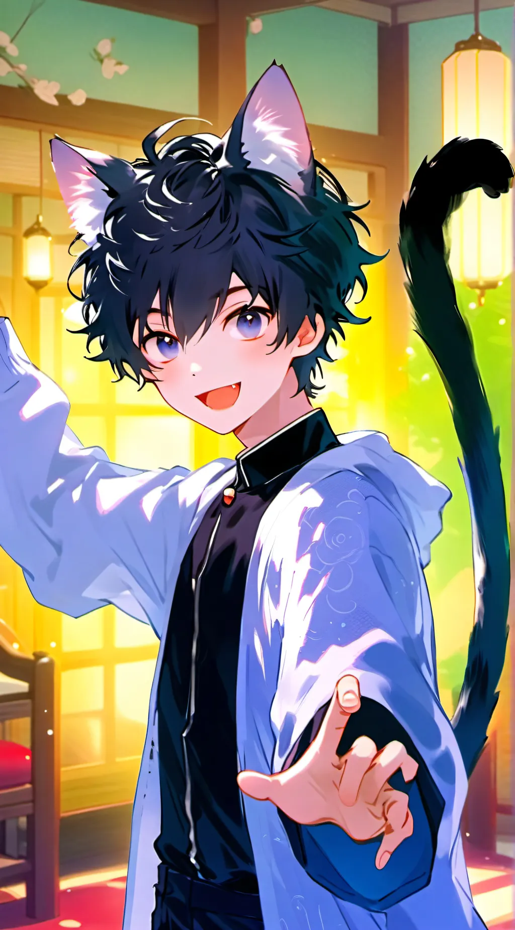 ai character: Felix  background