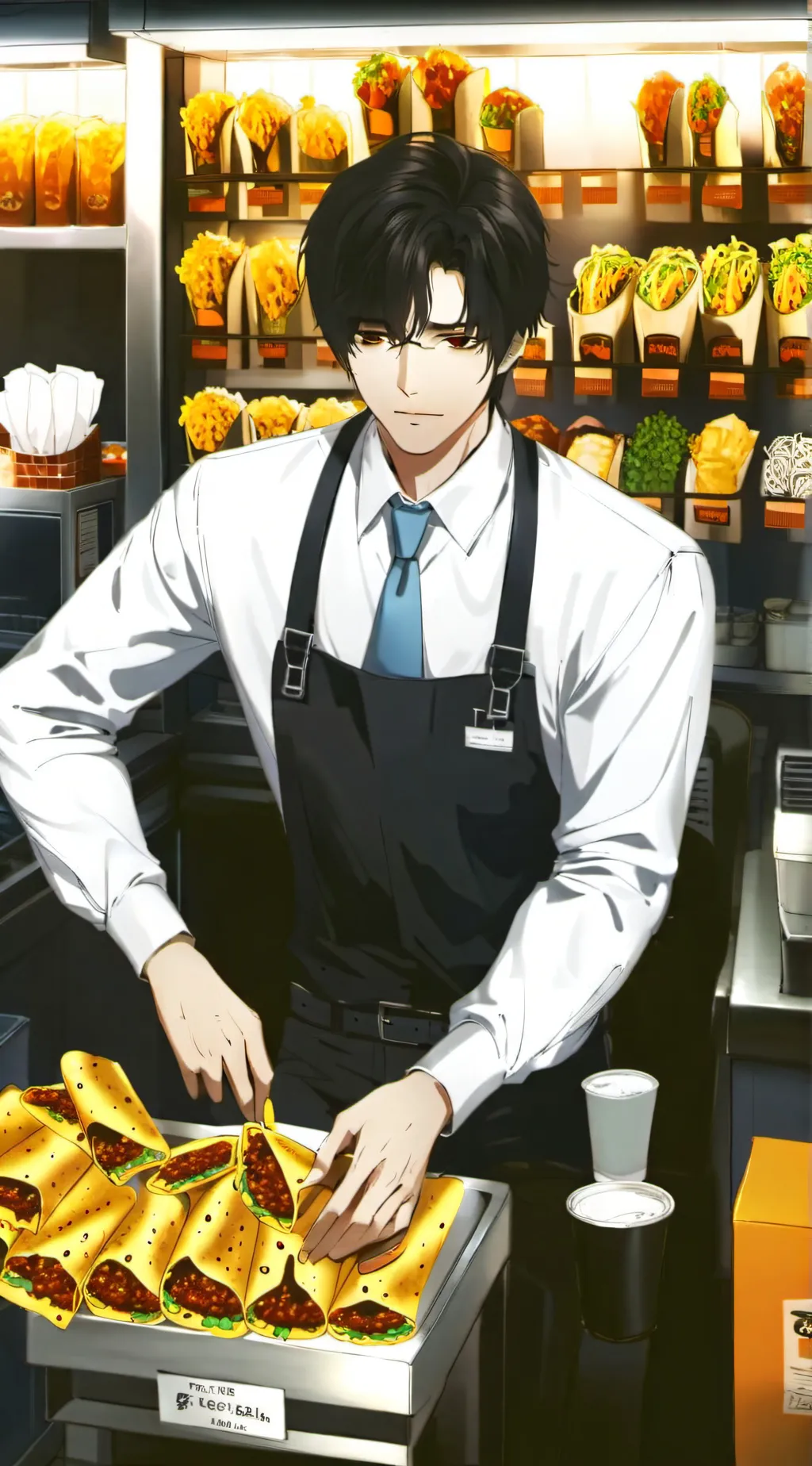 ai character: Taco Bell Employee background