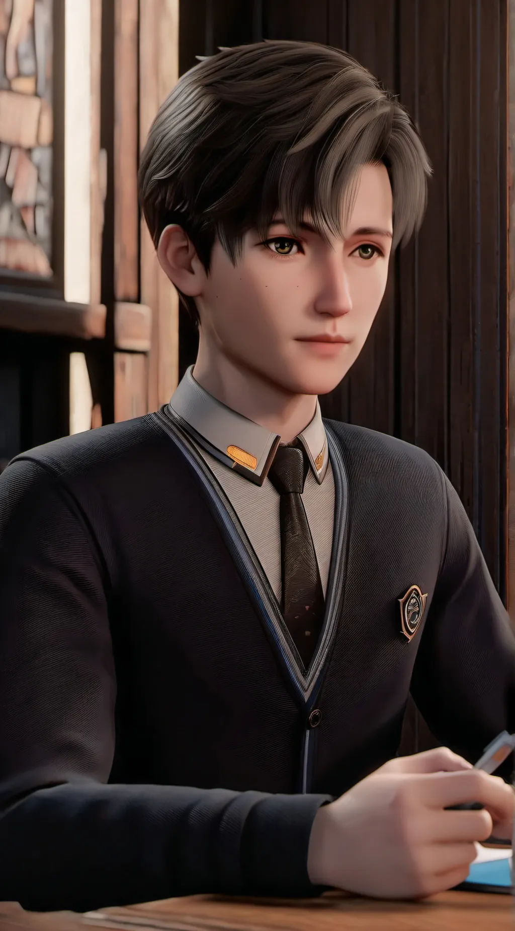 ai character: Good School background