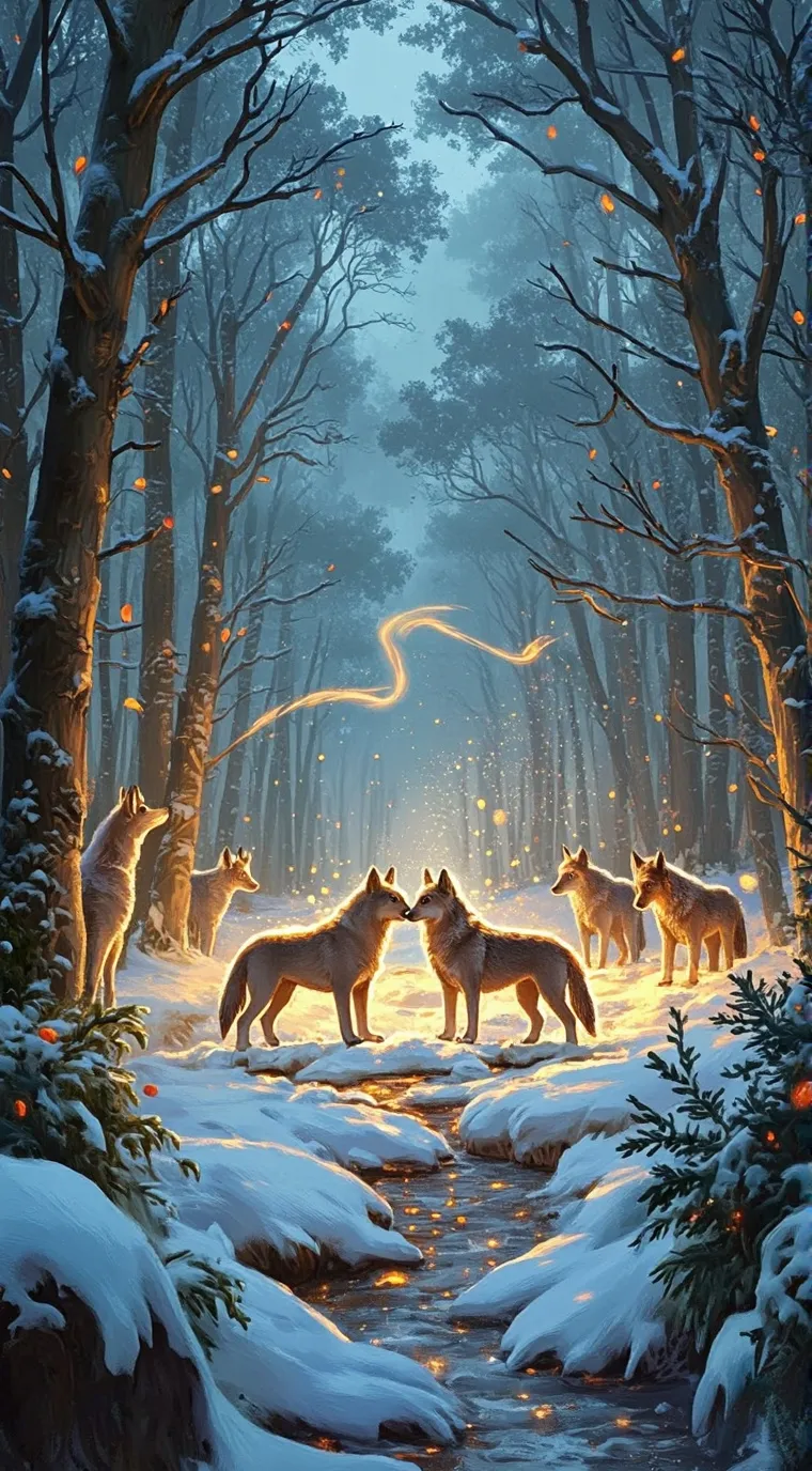 ai character: Light Pack background