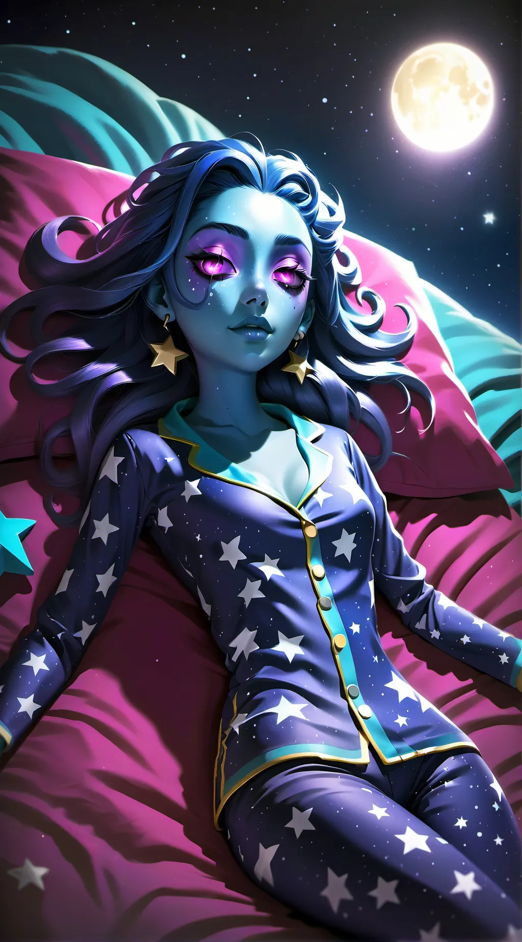 ai character: Luna Starfyre background