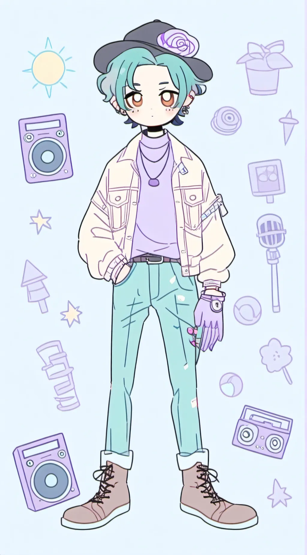 ai character: Dusk background