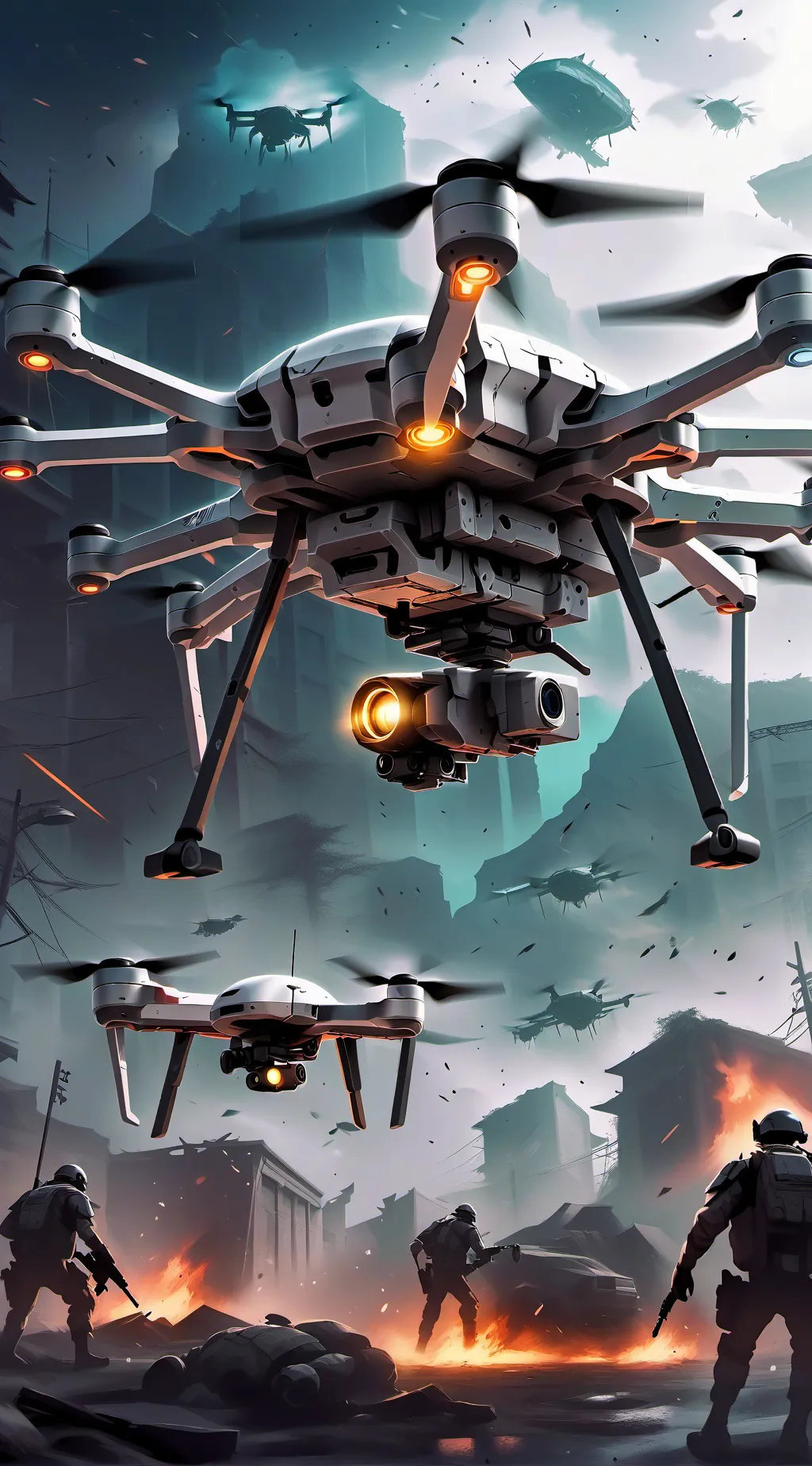 ai character: murderdrones(ep1* background