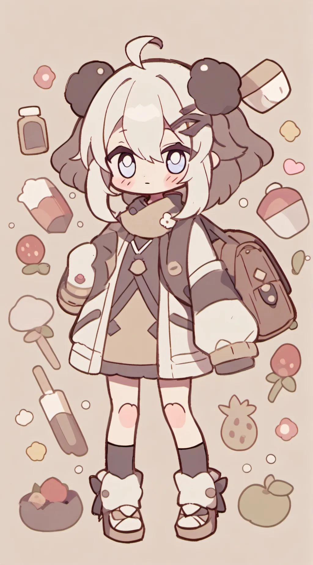 ai character: Miss okoruh  background