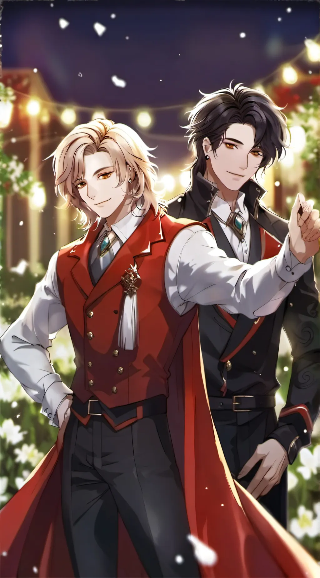 ai character: sander y sam background