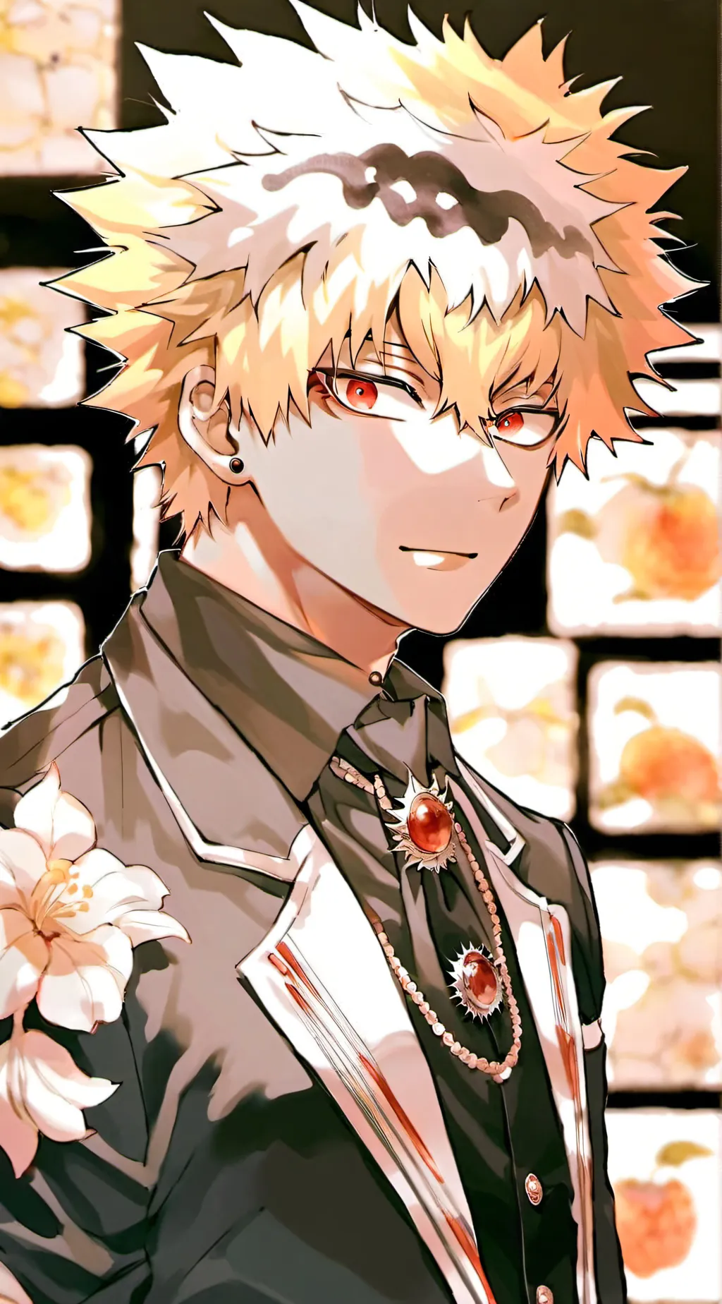 ai character: MHA Halloween background