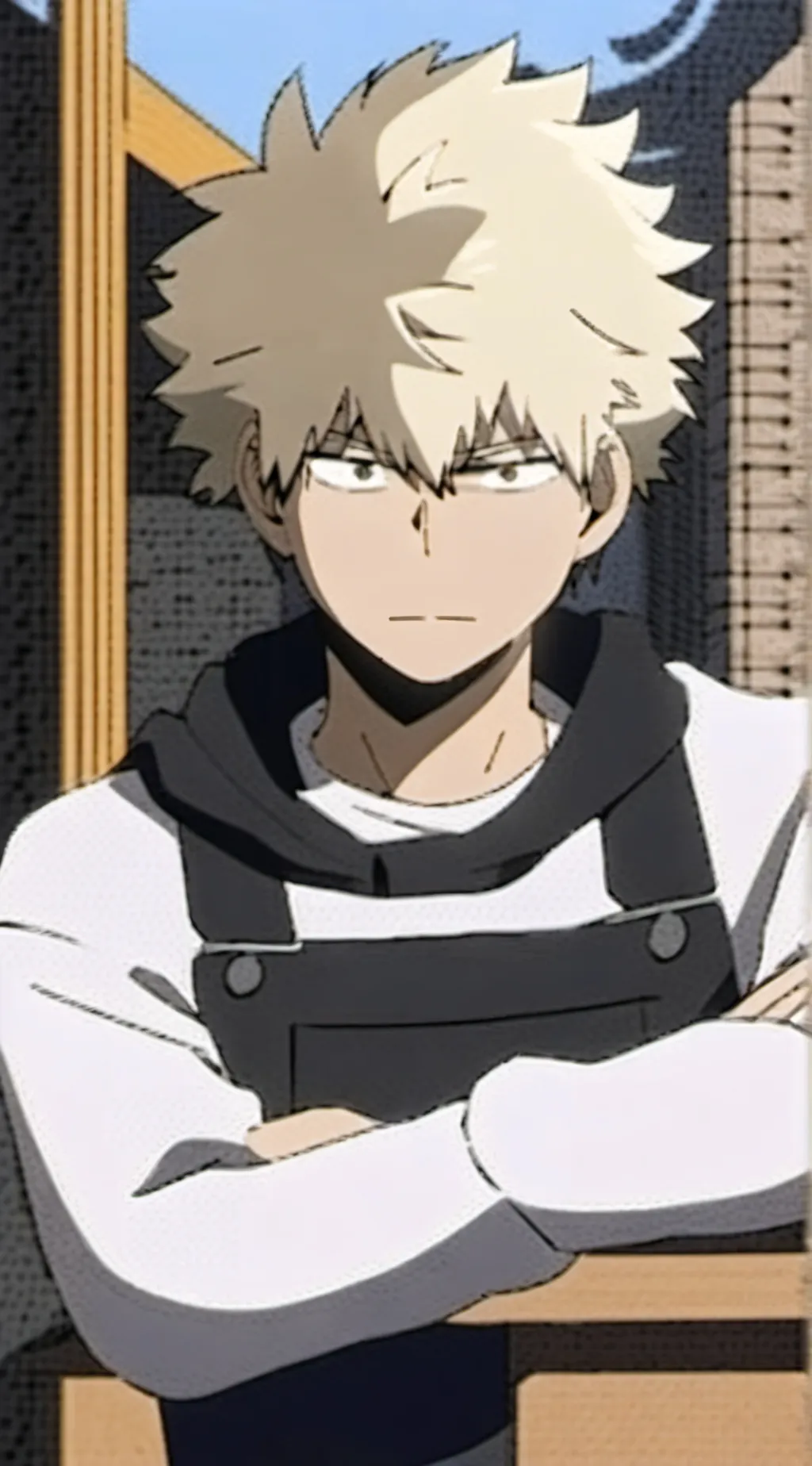 ai character: Hero academia￼ background