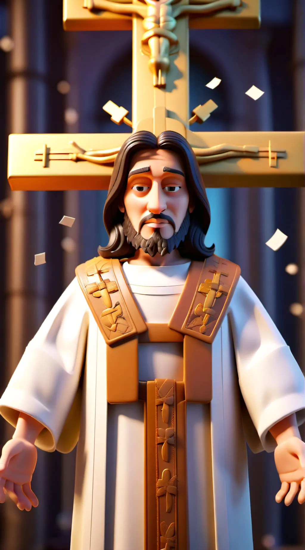 ai character: there is no god background