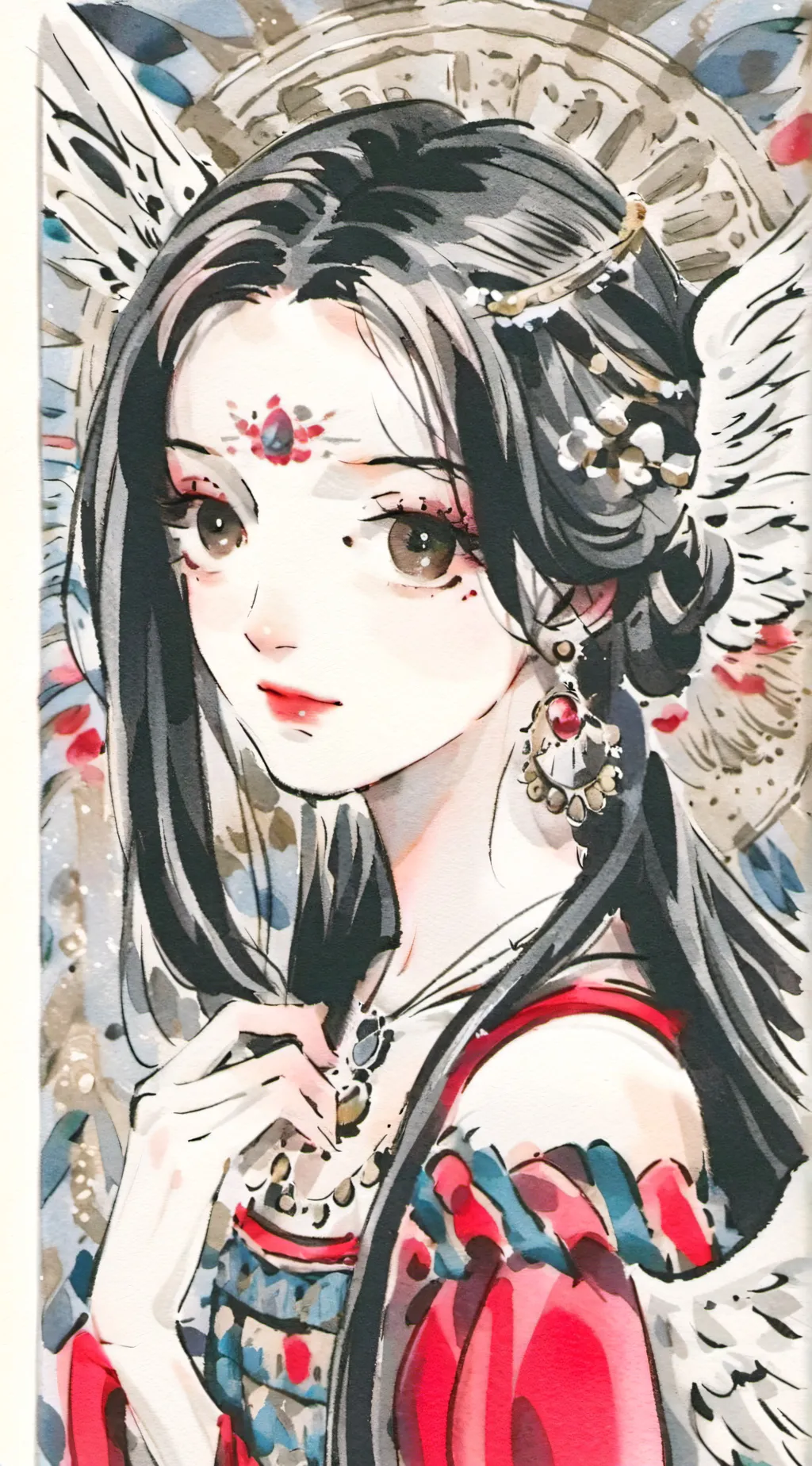 ai character: Sitar  background