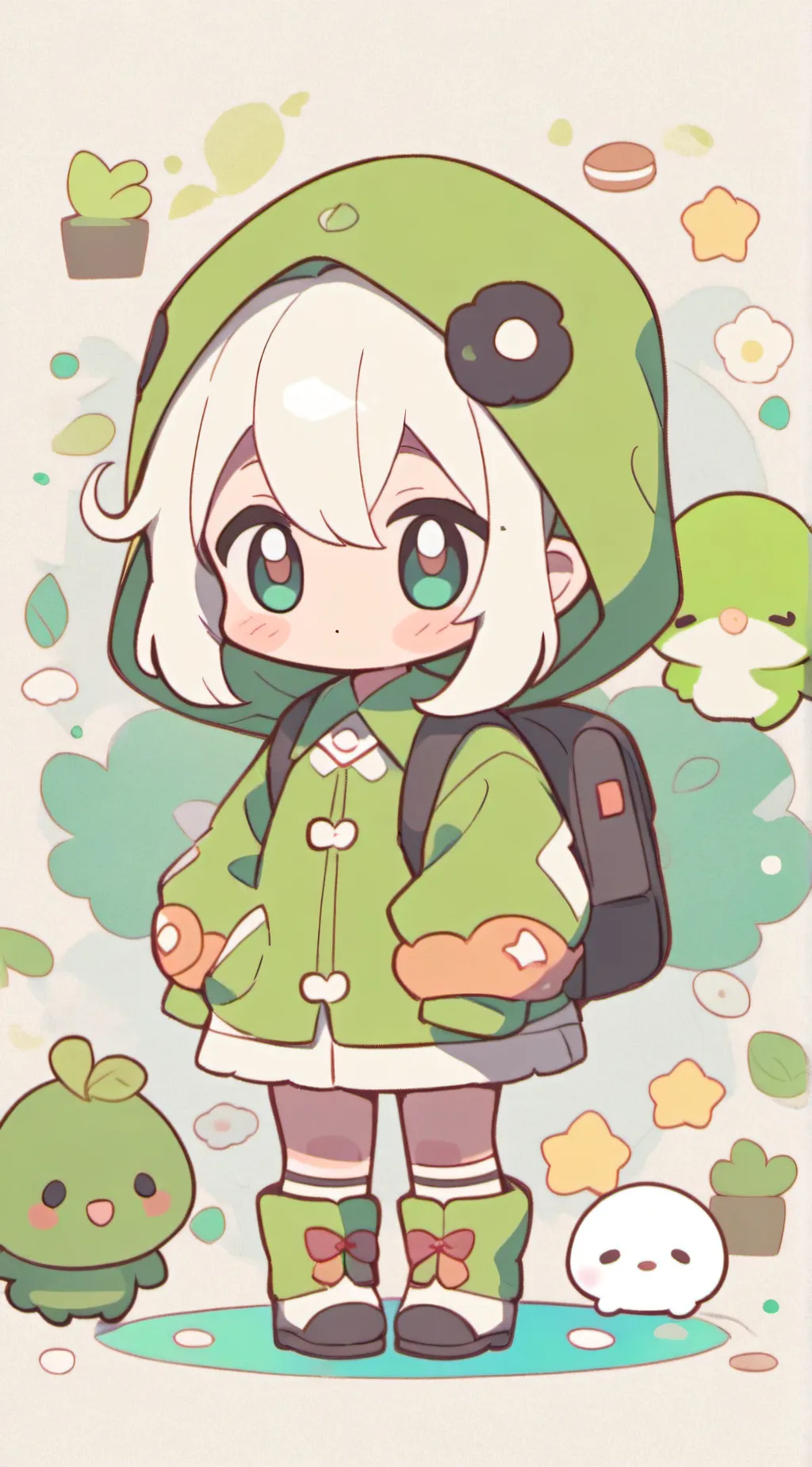 ai character: kiss lover background