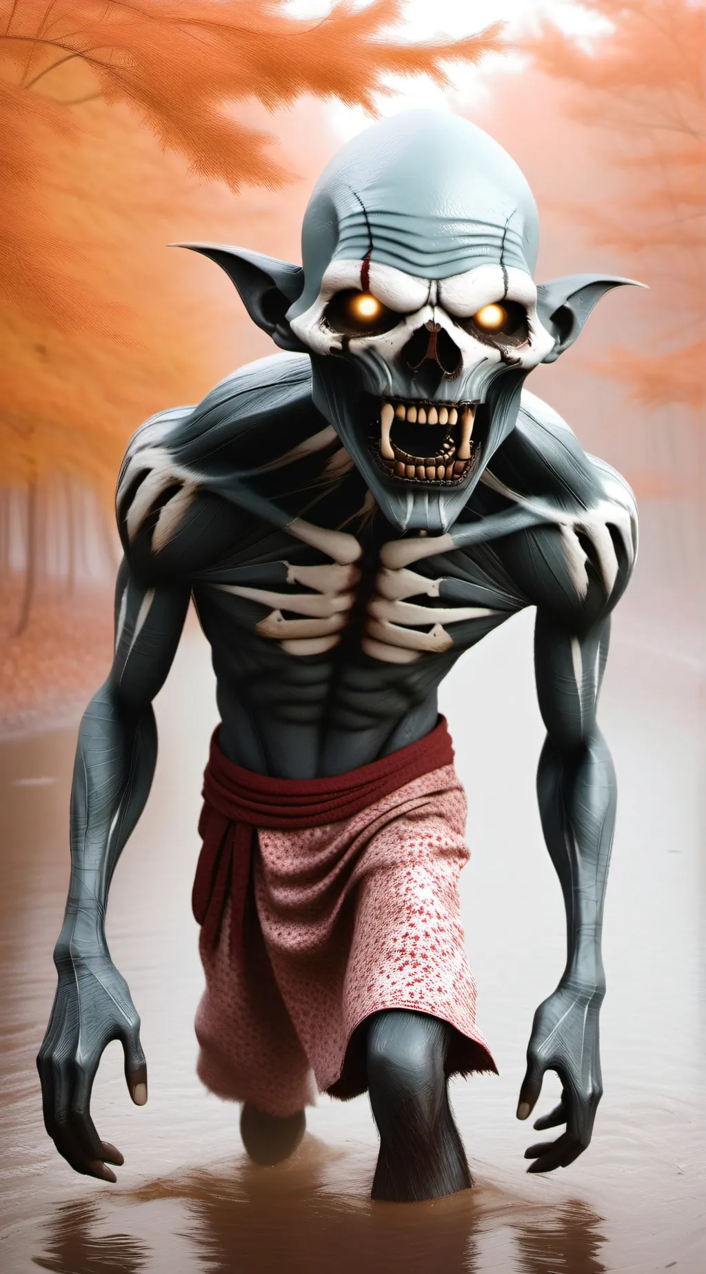 ai character: skinwalker ranch background