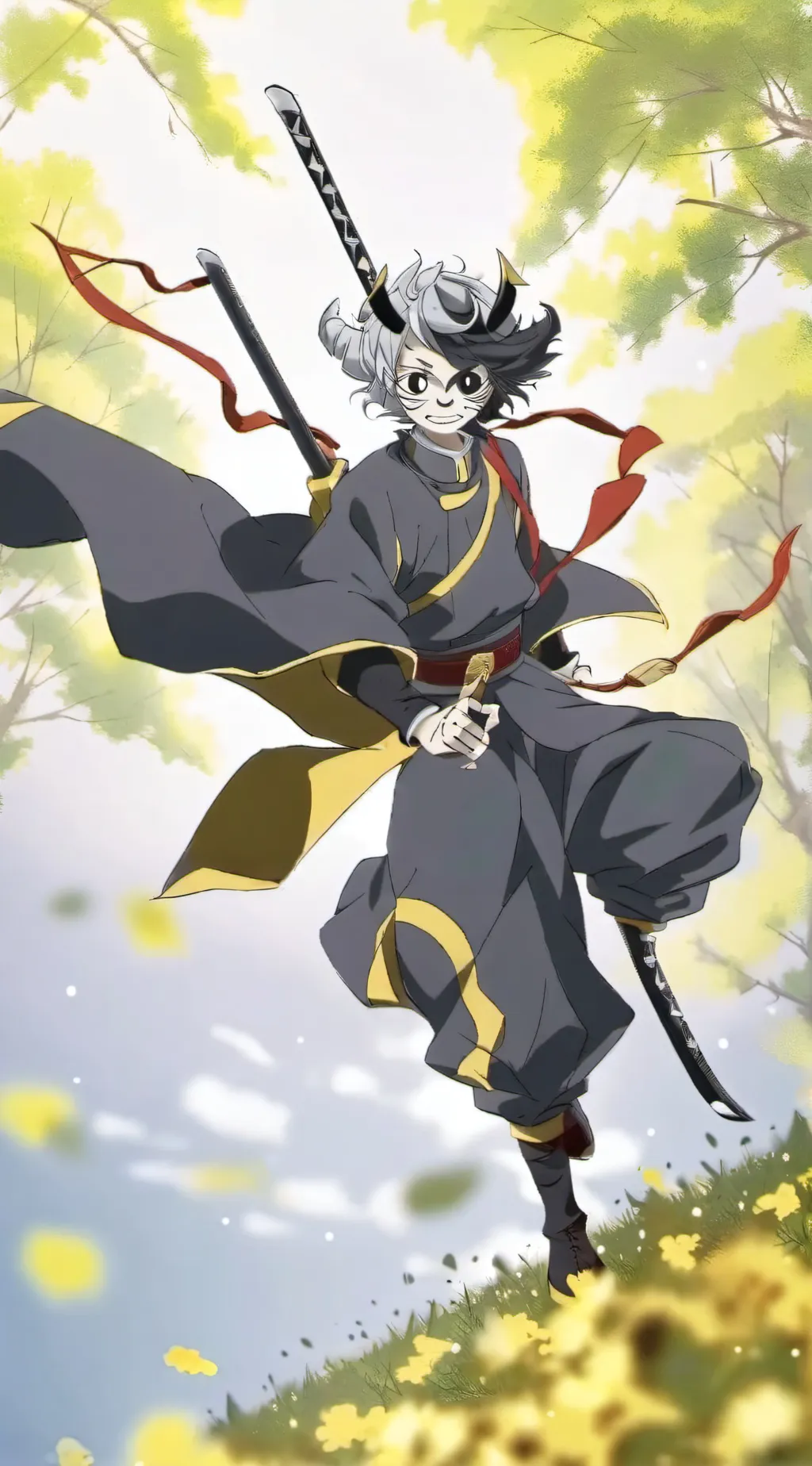 ai character: Md x ds  background