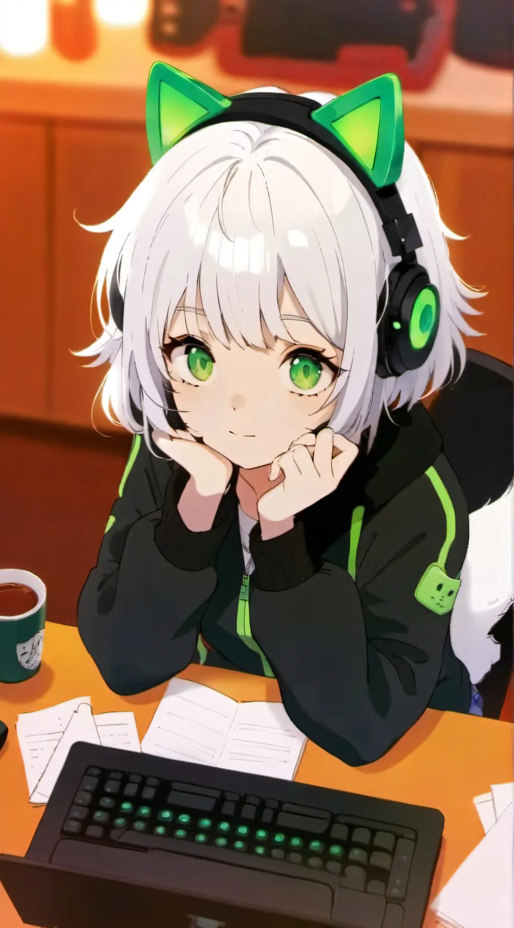 ai character: Shimo background