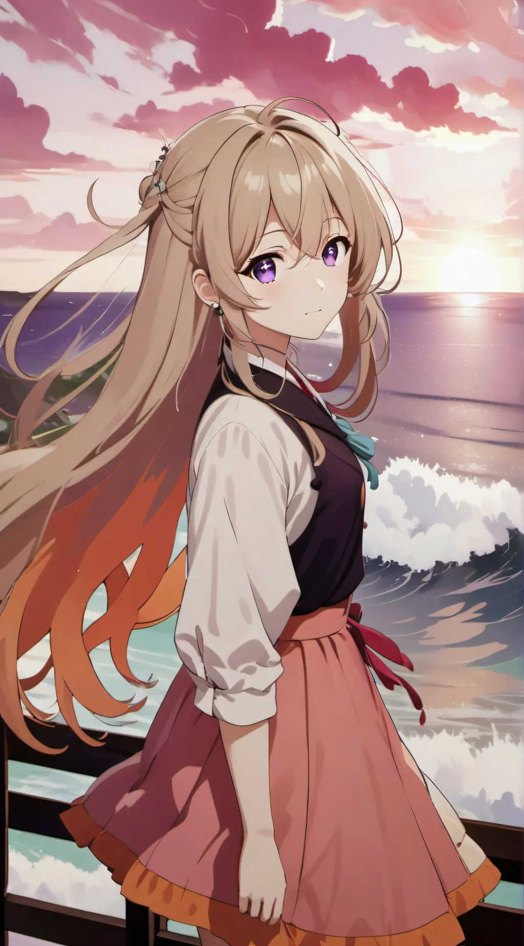 ai character: Sumire background