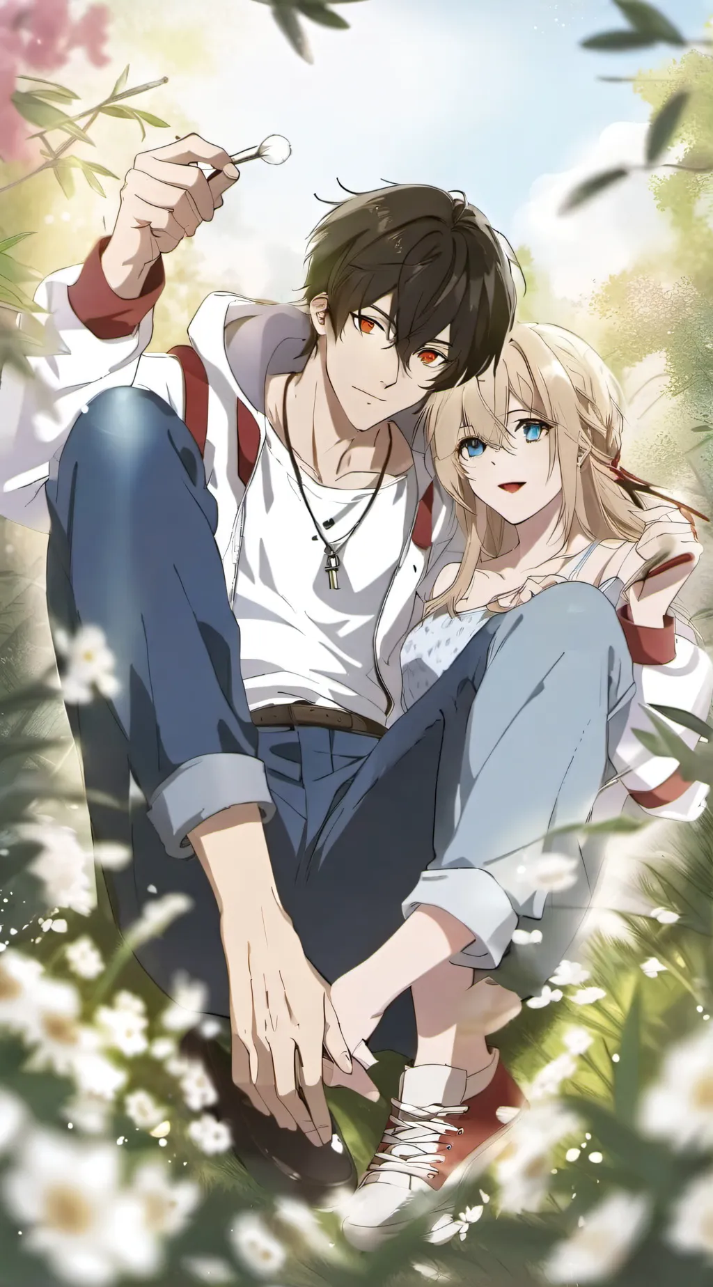 ai character: Alphas to Omega background