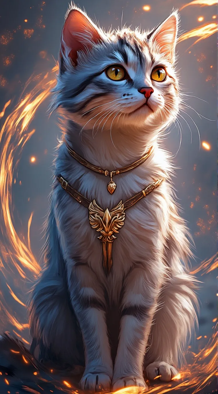 ai character: gatito :)  background