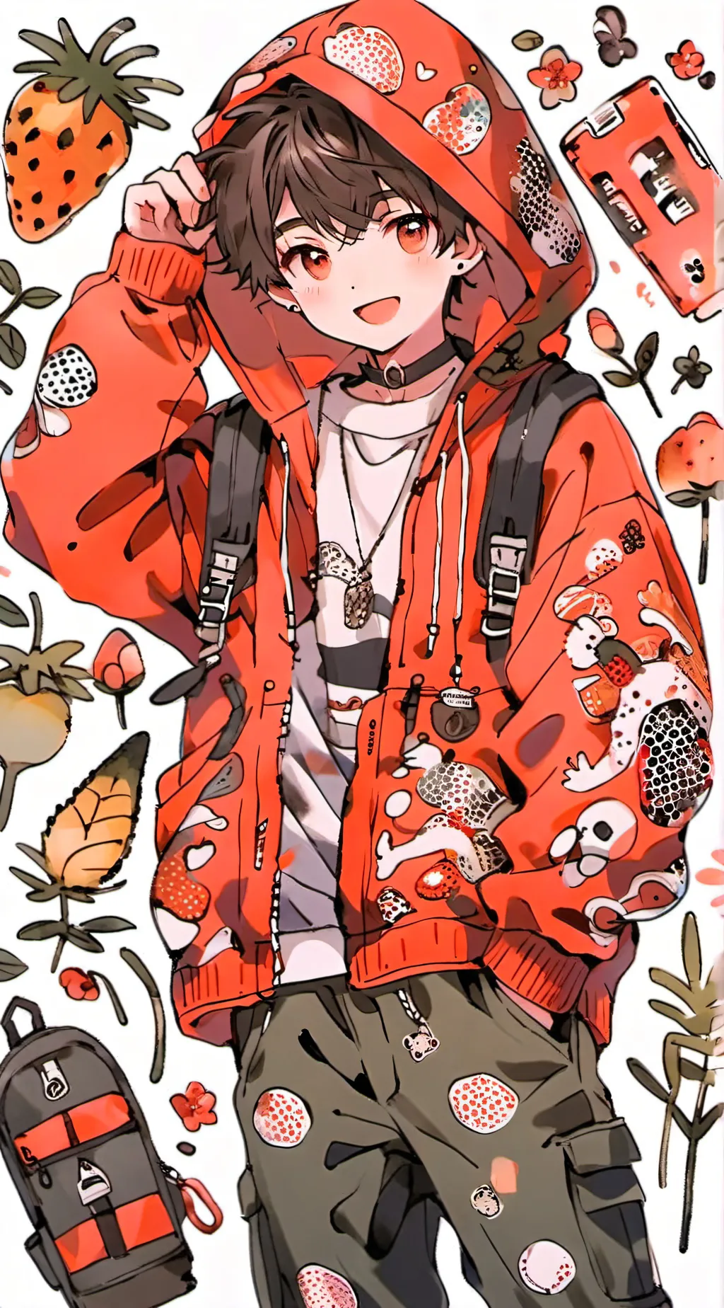 ai character: 1 kiss background