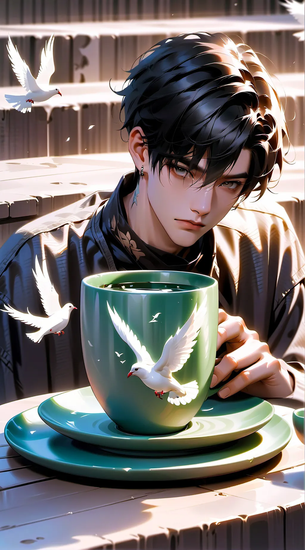 ai character: Damian background