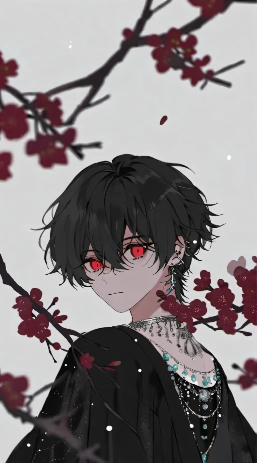 ai character: 𖤐yoshy𖤐 background