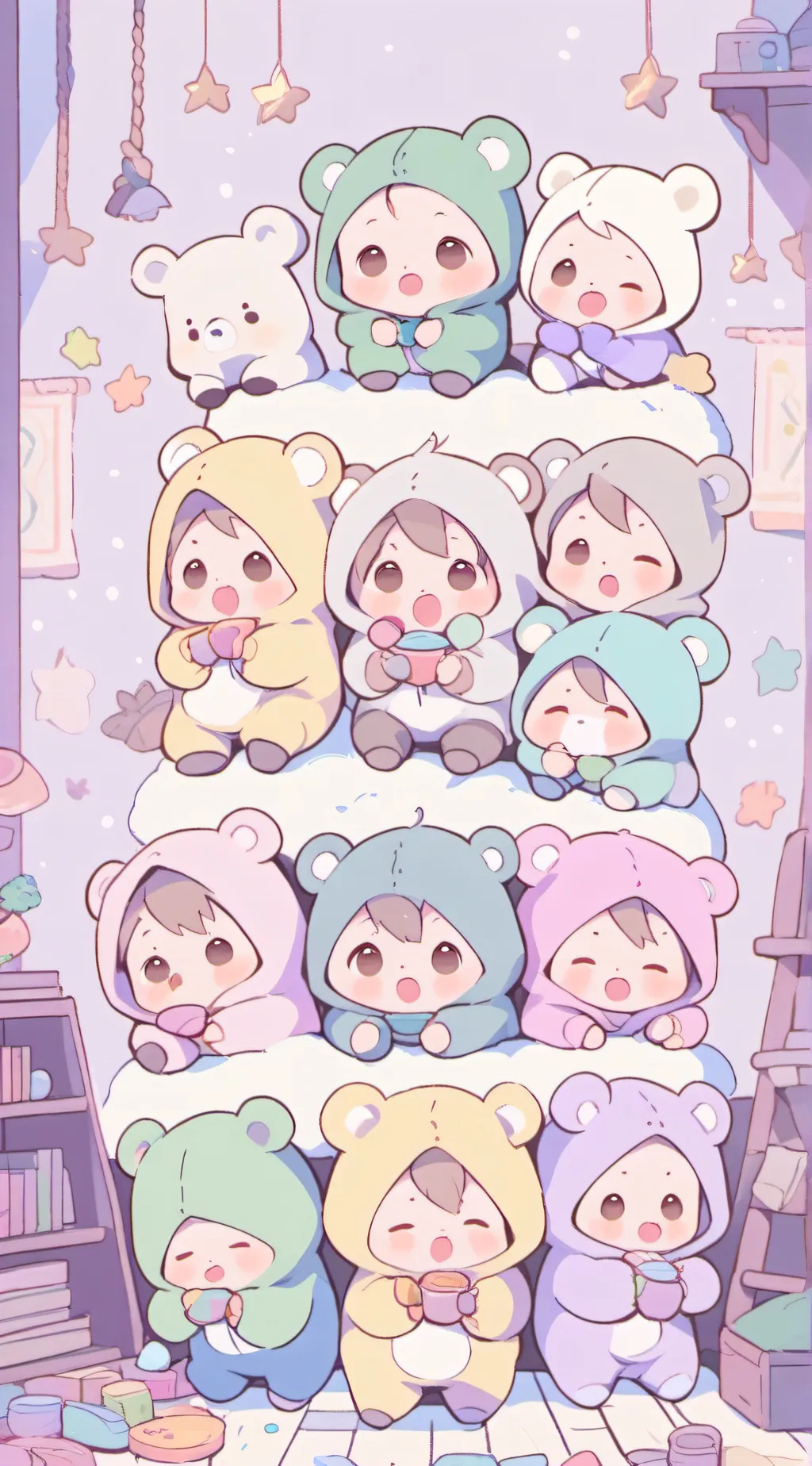 ai character: Babies background