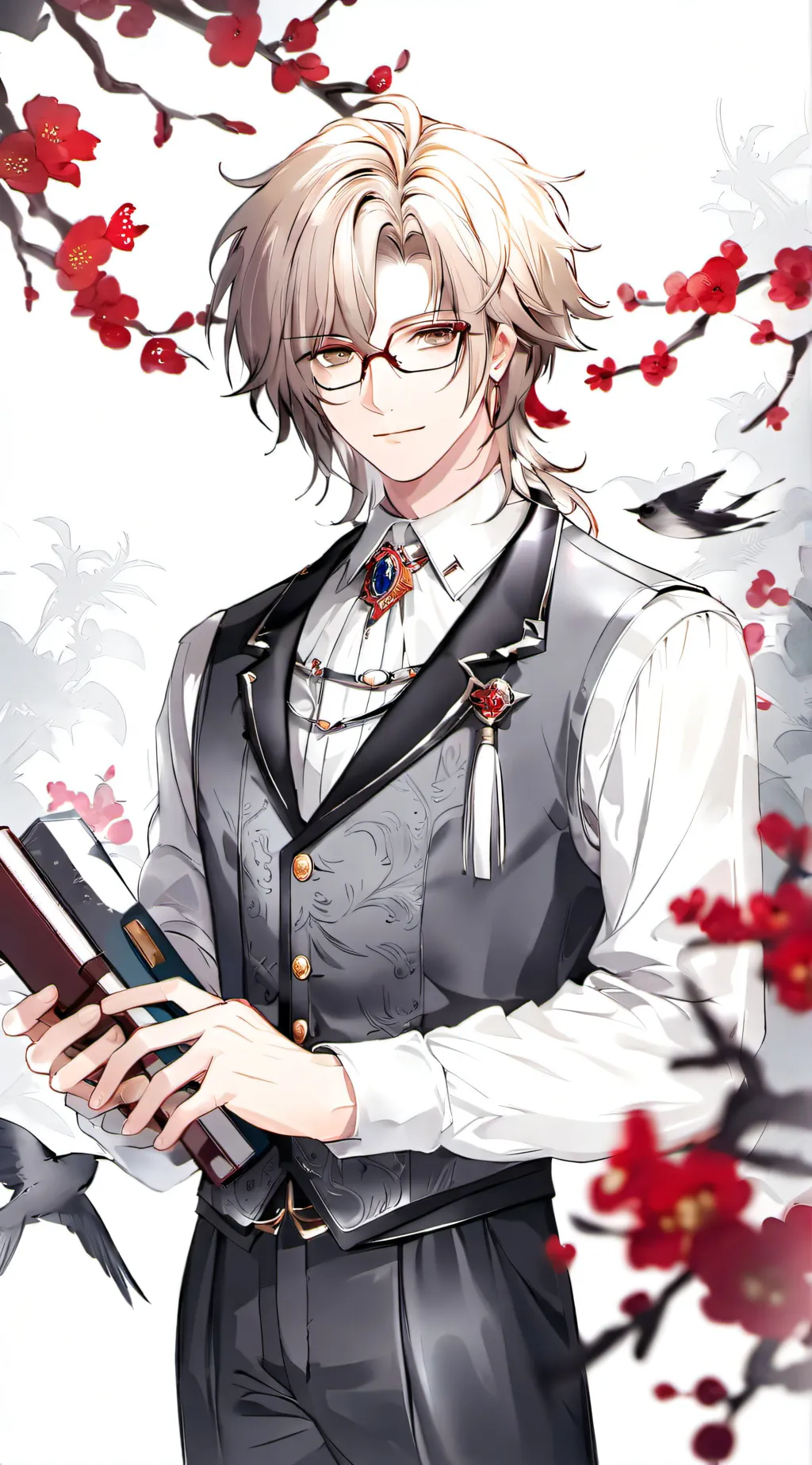 ai character: ♠Azure ♠ background