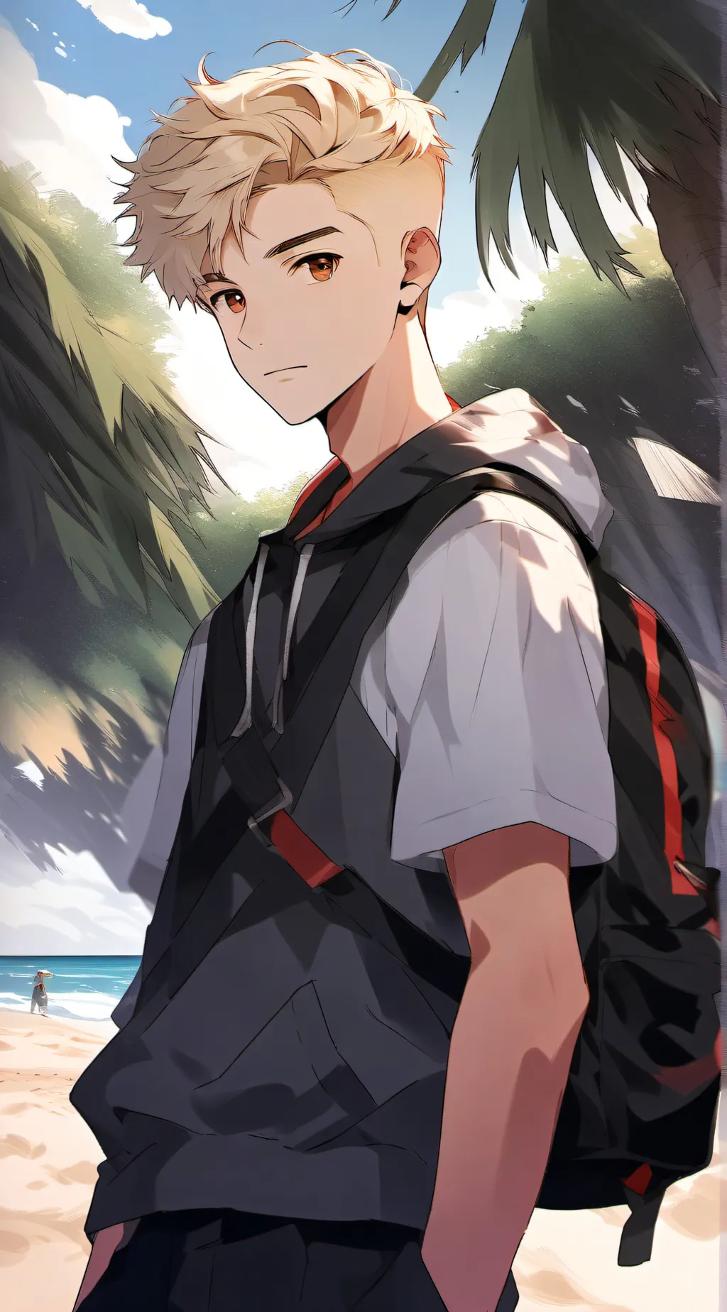 ai character: Hunter background