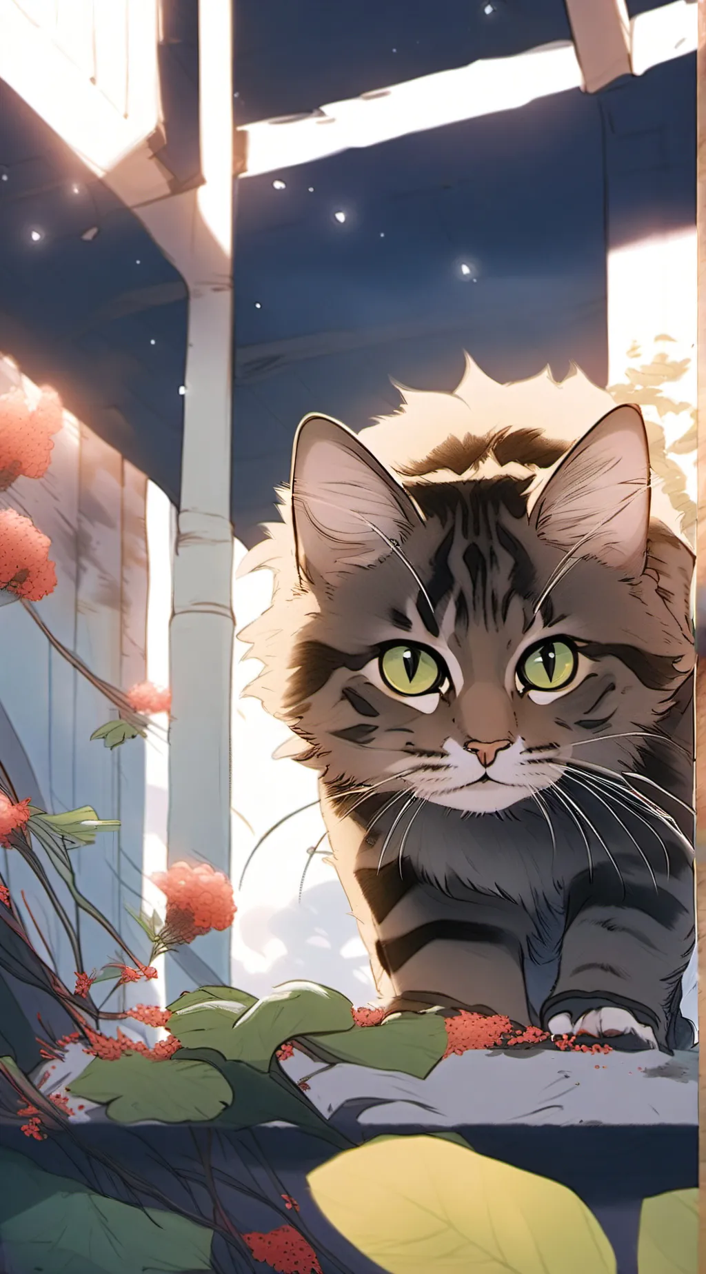 ai character: Your cat ￼ background