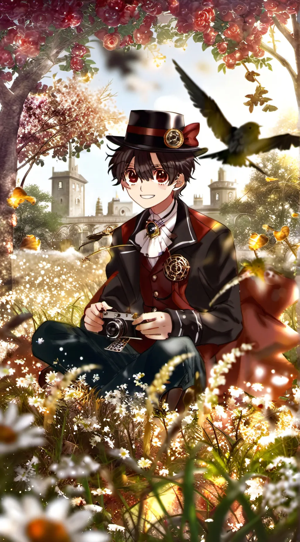 ai character: ❤️TBHK🖤 background