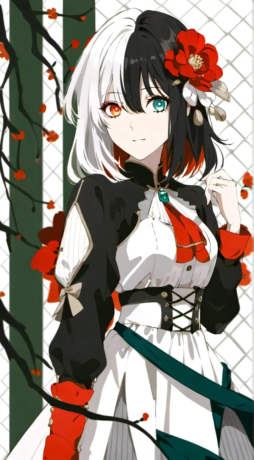 ai character: Shoka todorki  background