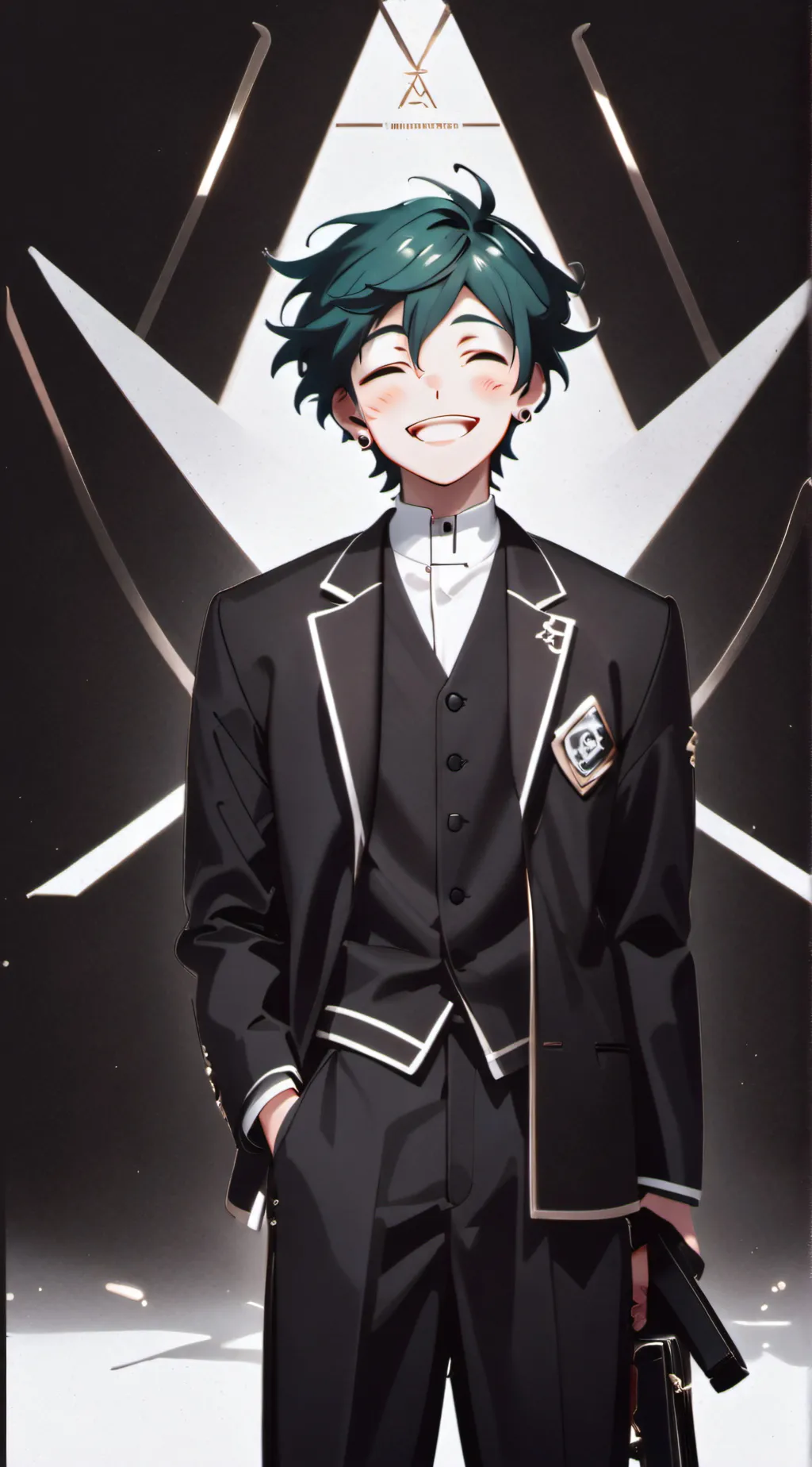 ai character: Izuku  background