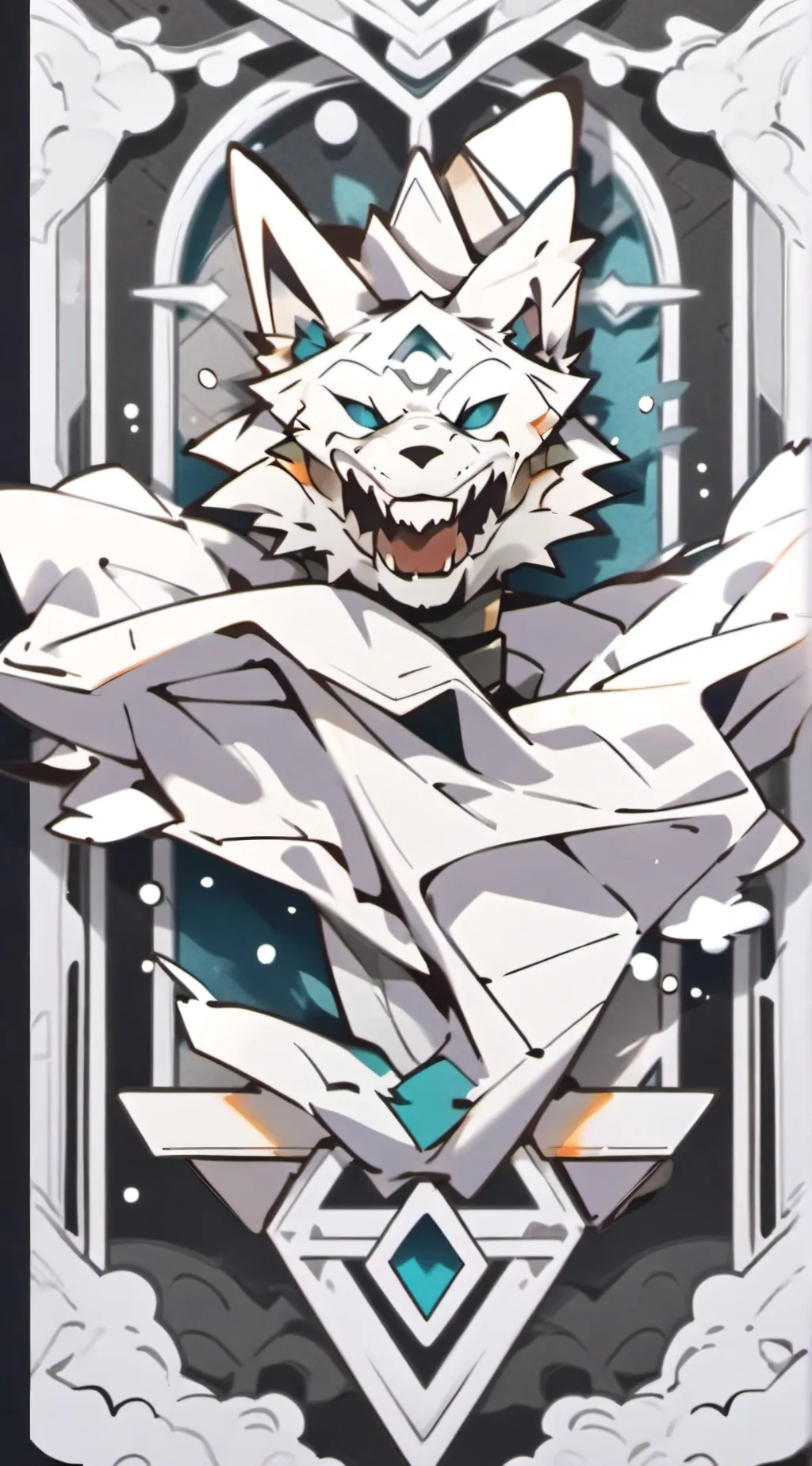 ai character: (just) Sprunki background