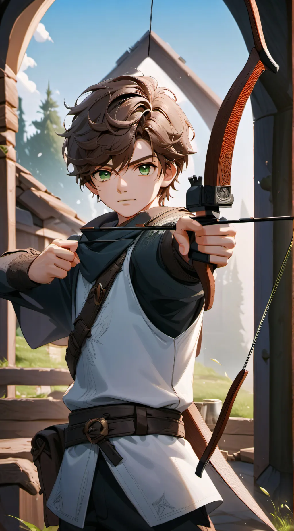 ai character: Archery Games background