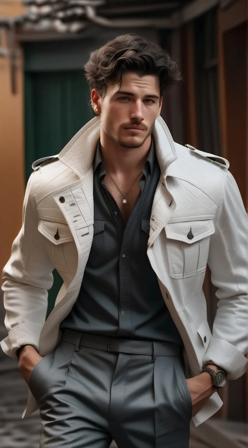 ai character: Milo Breager background