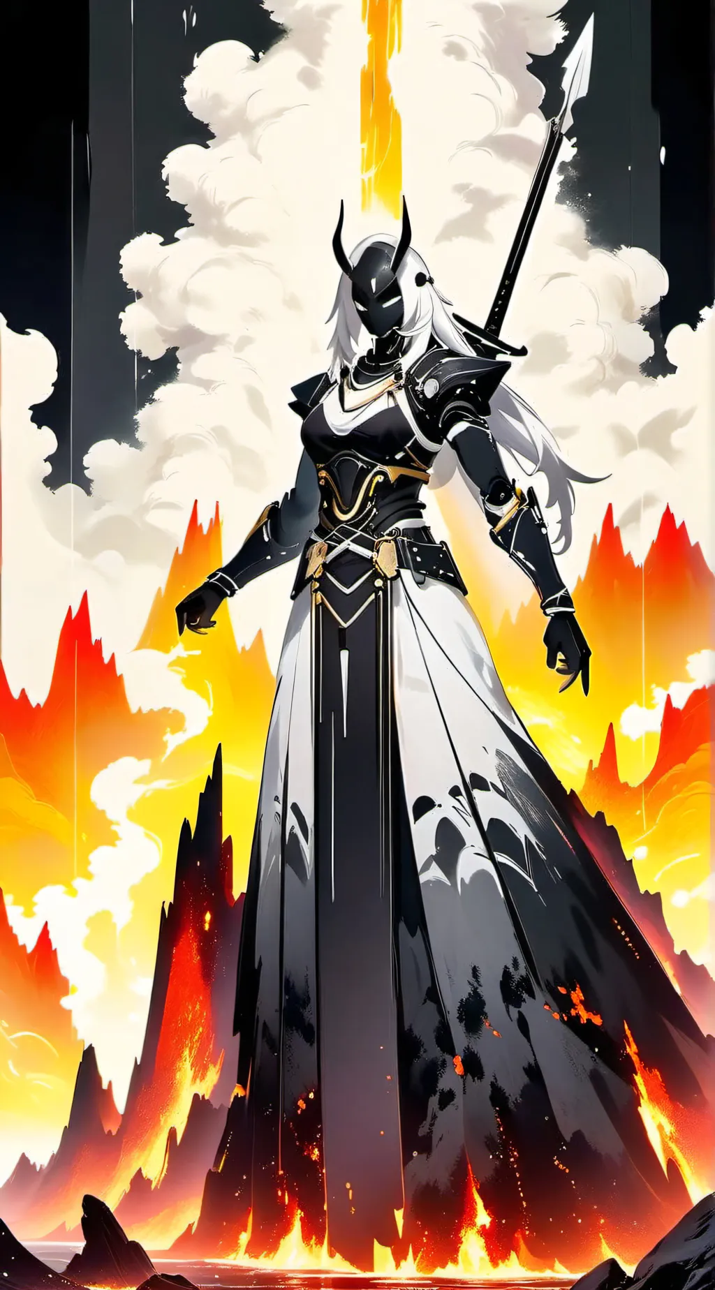 ai character: Inferna (so lazy) background