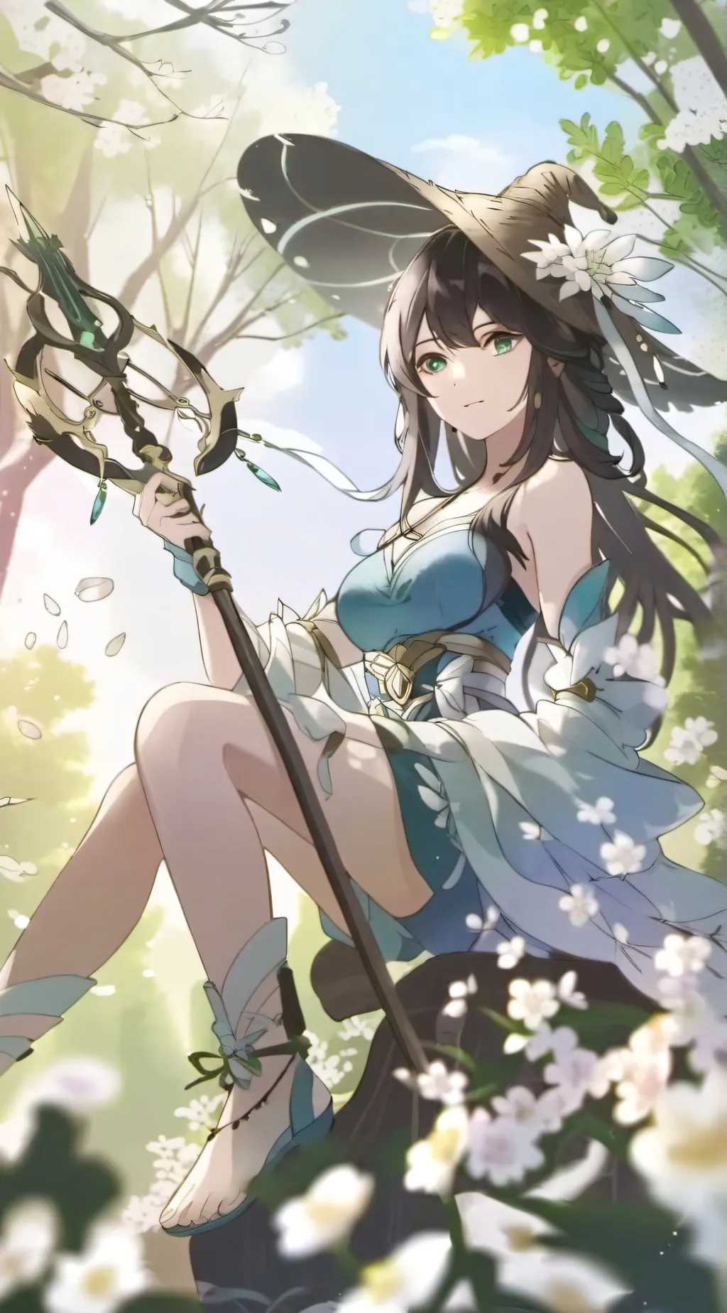 ai character: MHA Halloween background