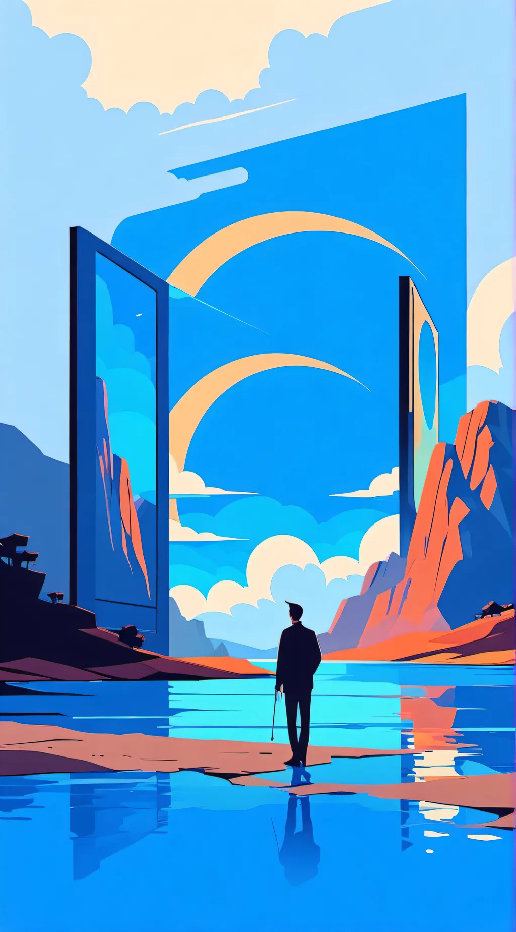 ai character: mha movie night  background