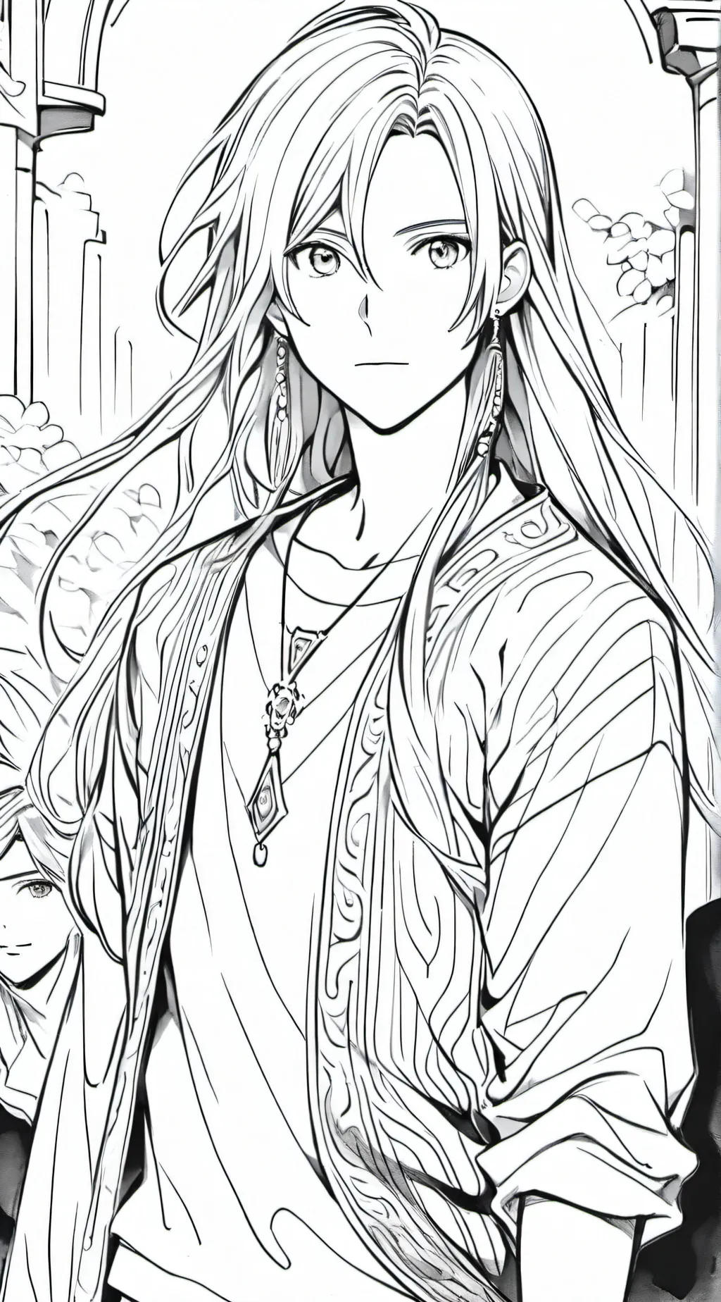 ai character: birlan & bintang background