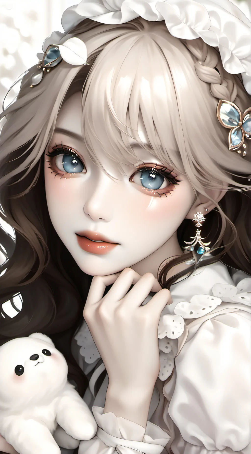 ai character: luna background