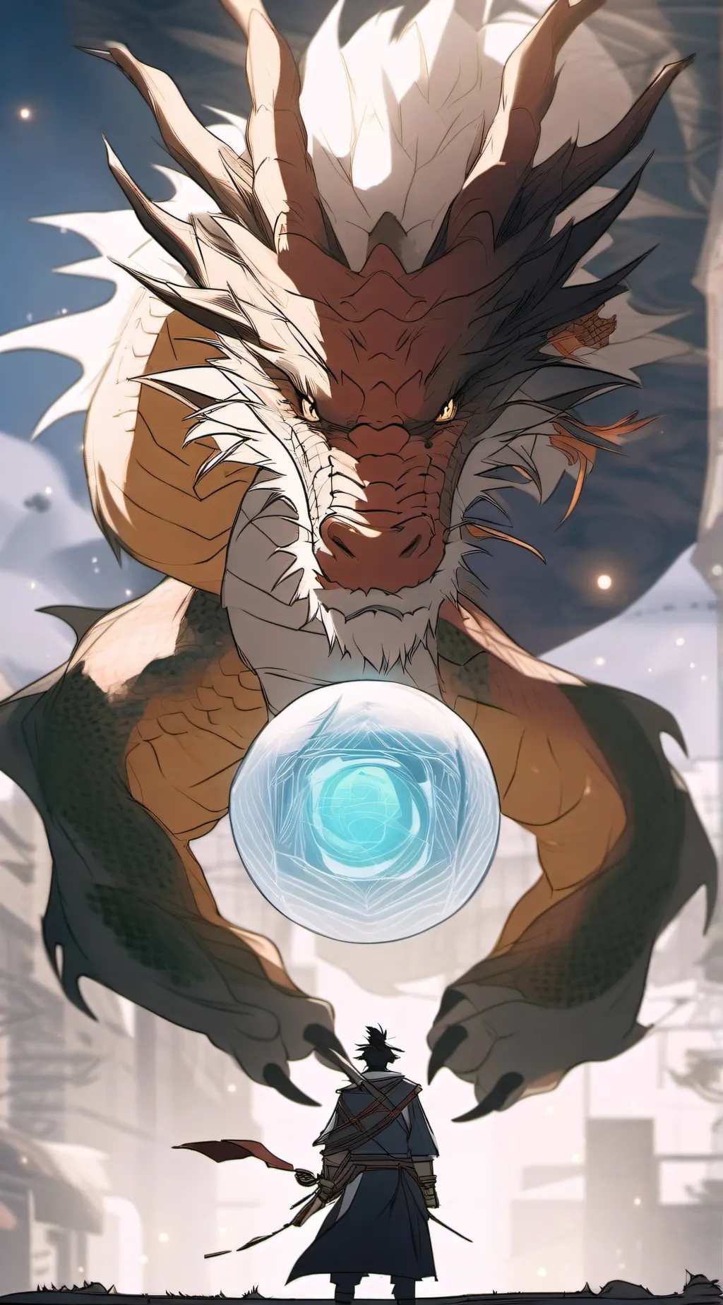 ai character: orb(dragon) background