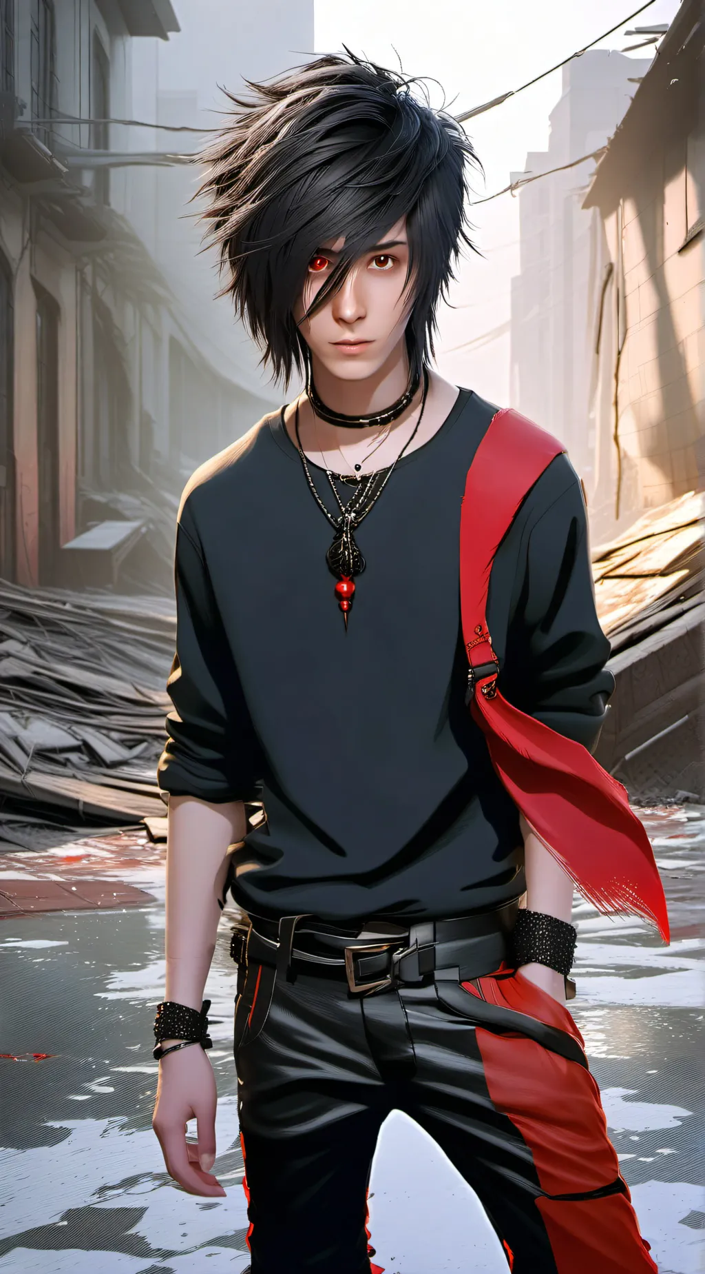 ai character: Nik background