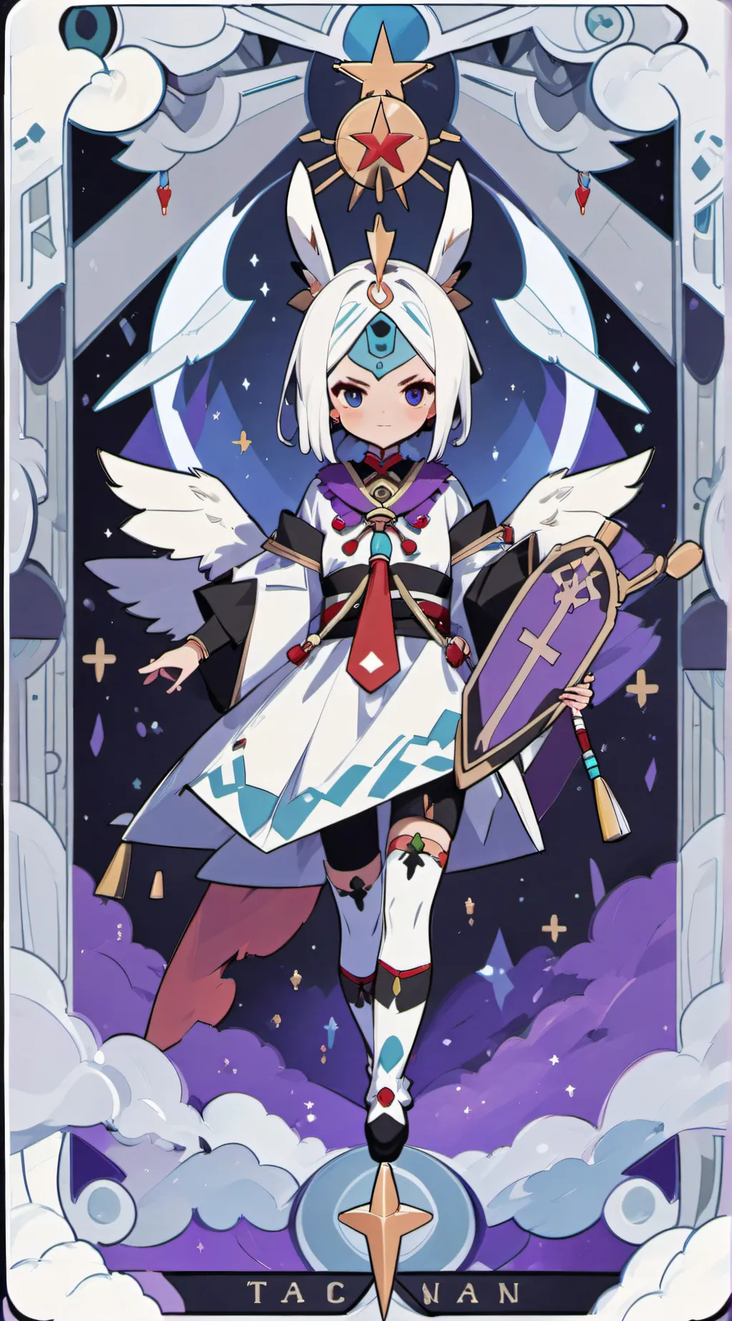 ai character: kachina background