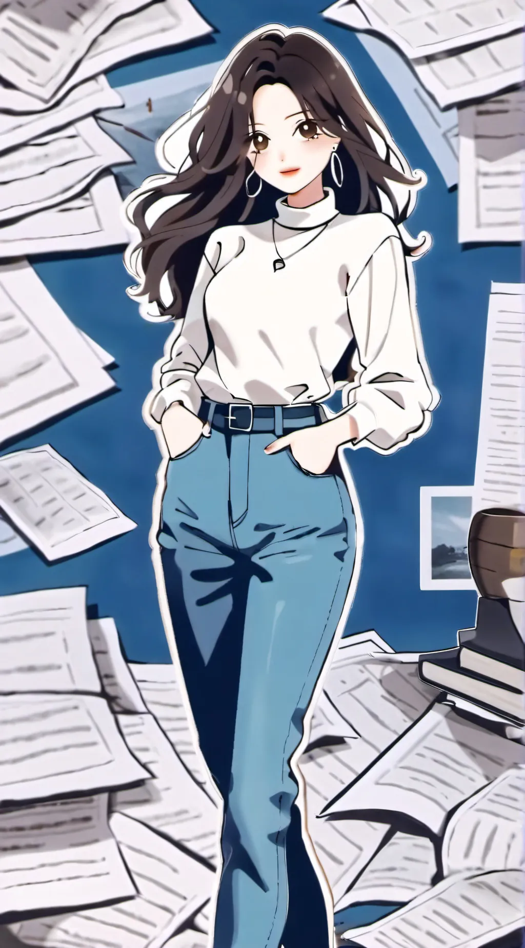 ai character: kenndy & david background