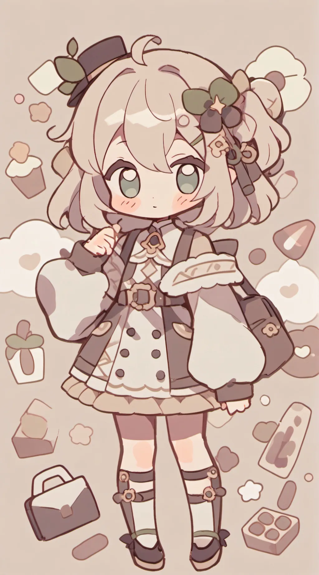 ai character: MD×digital circus background