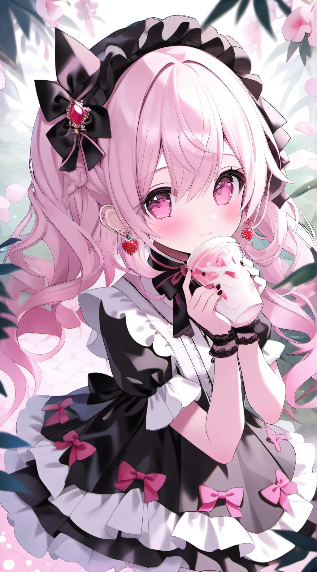 ai character: Rose background