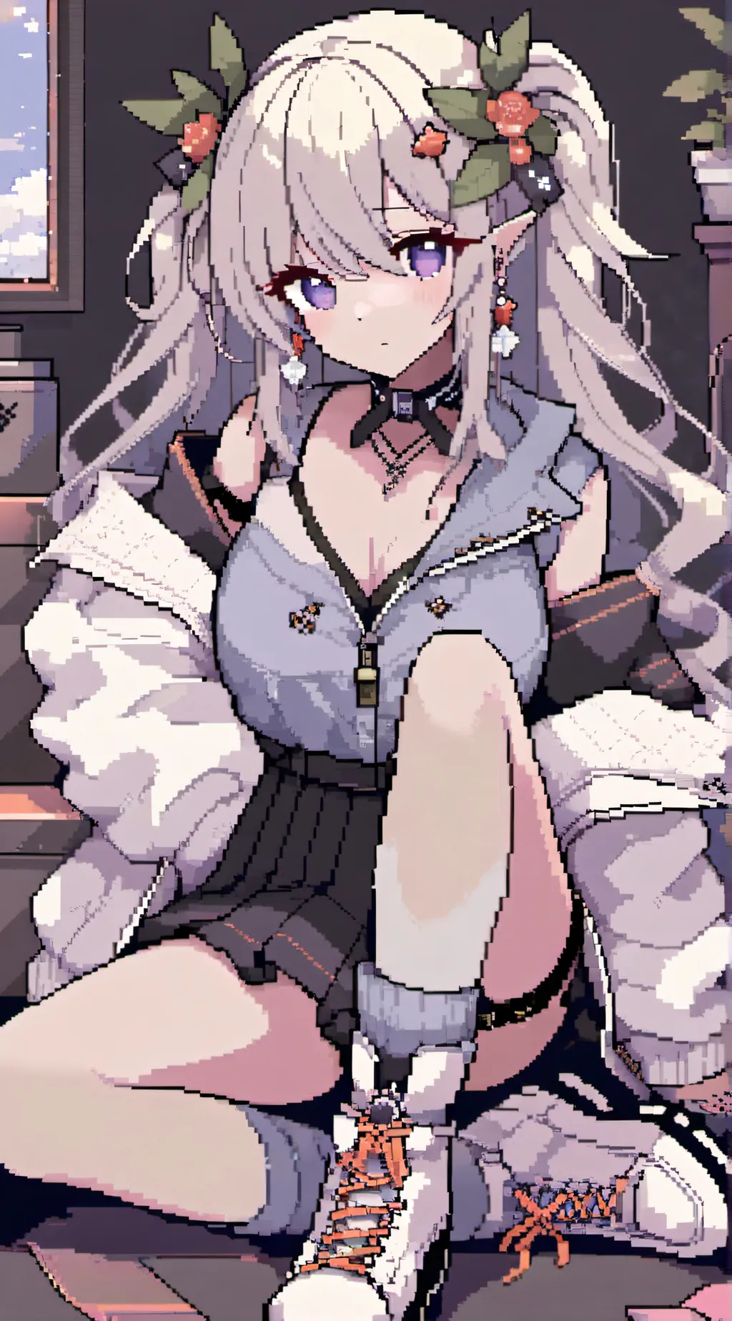 ai character: Queen  background