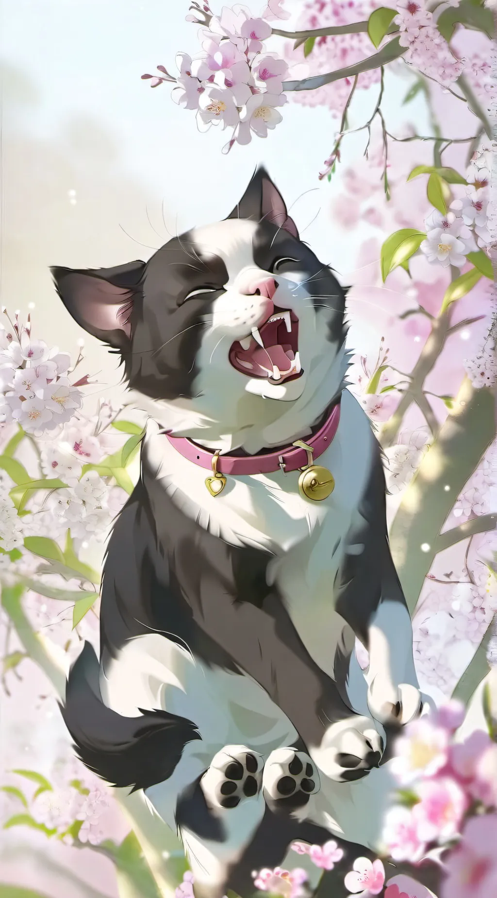 ai character: my cute kitty background