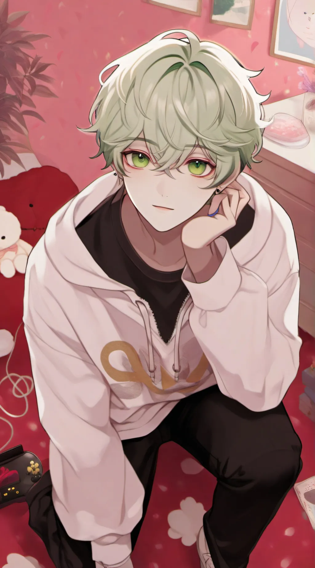 ai character: Izuku aizawa background