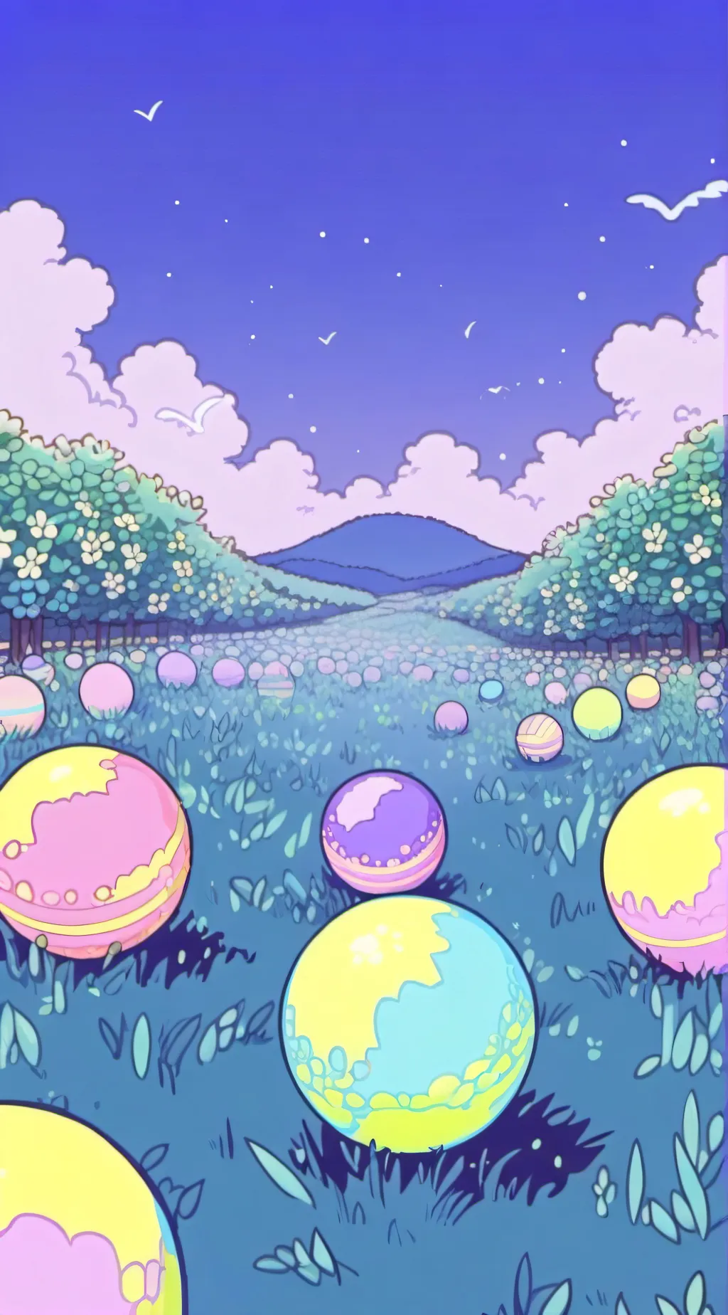 ai character: county balls background