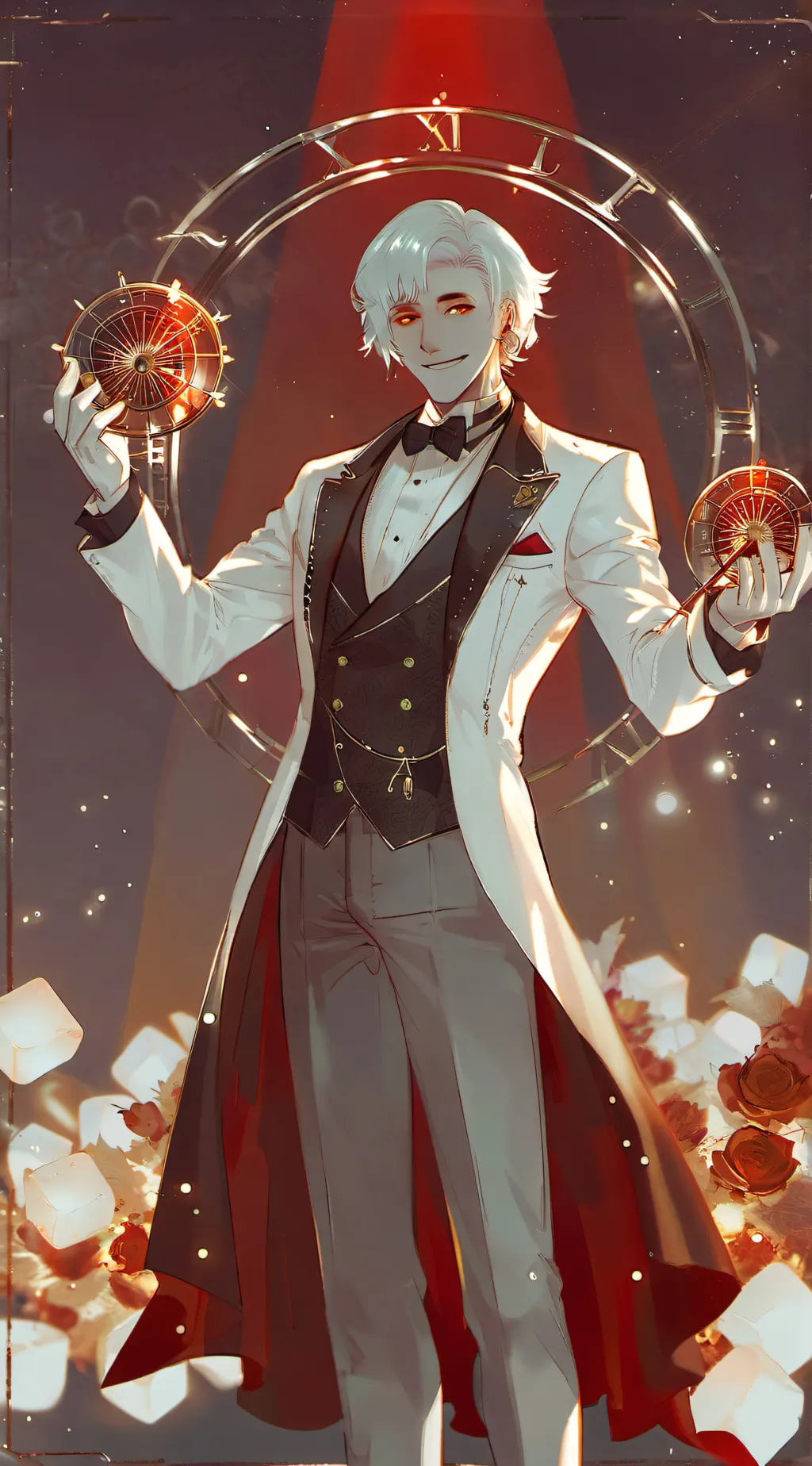 ai character: gameshow background